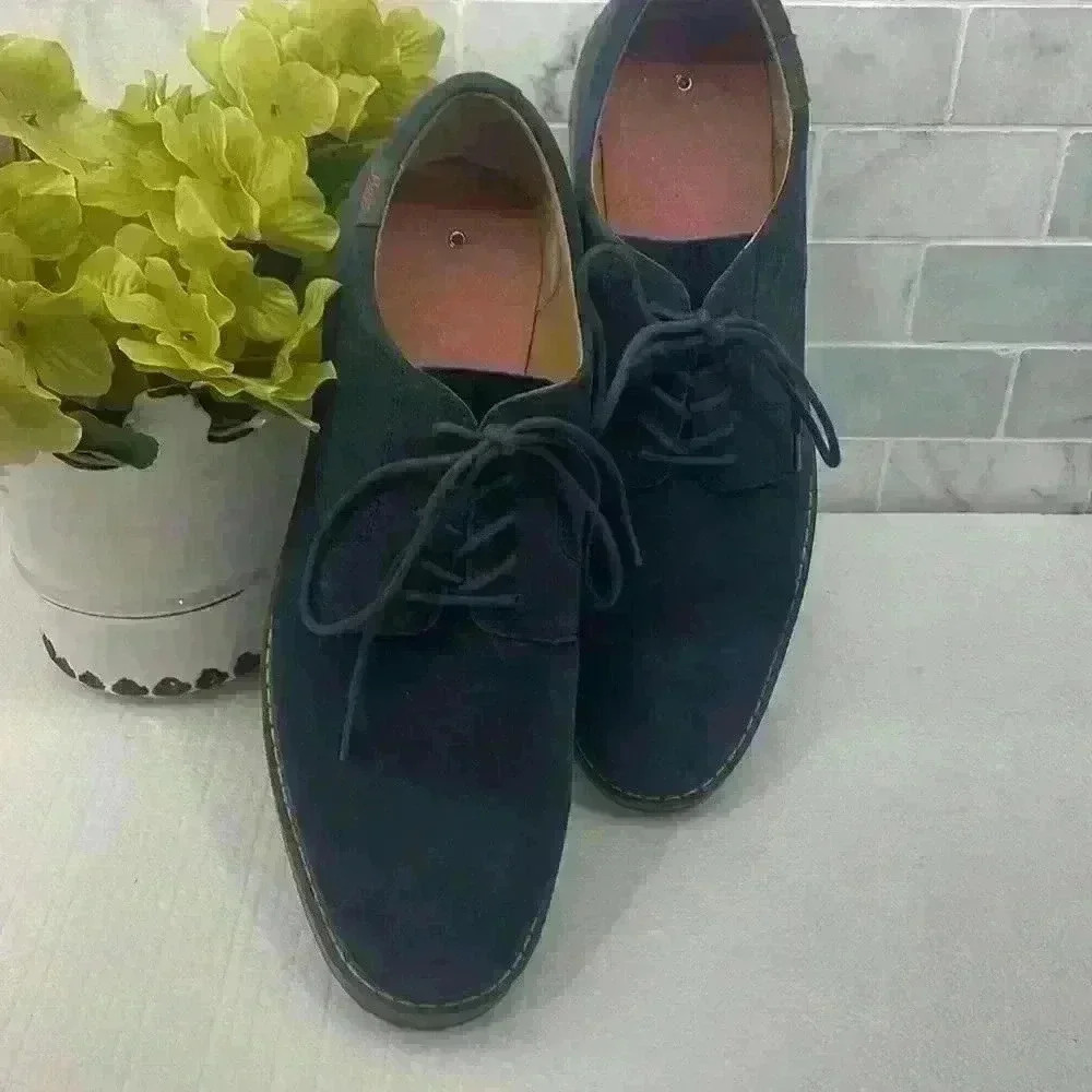 Bass Pasadena Navy Men’s Size 11W Excellent Condition